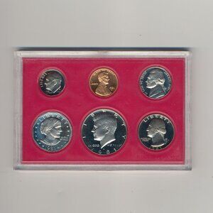 1981 United States Proof Set - US Mint Issue - With display stand